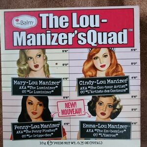 the Balm Lou-Manizer's Squad Quad Highlighter Set